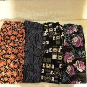 LULUROE LEGGINGS 4pairs